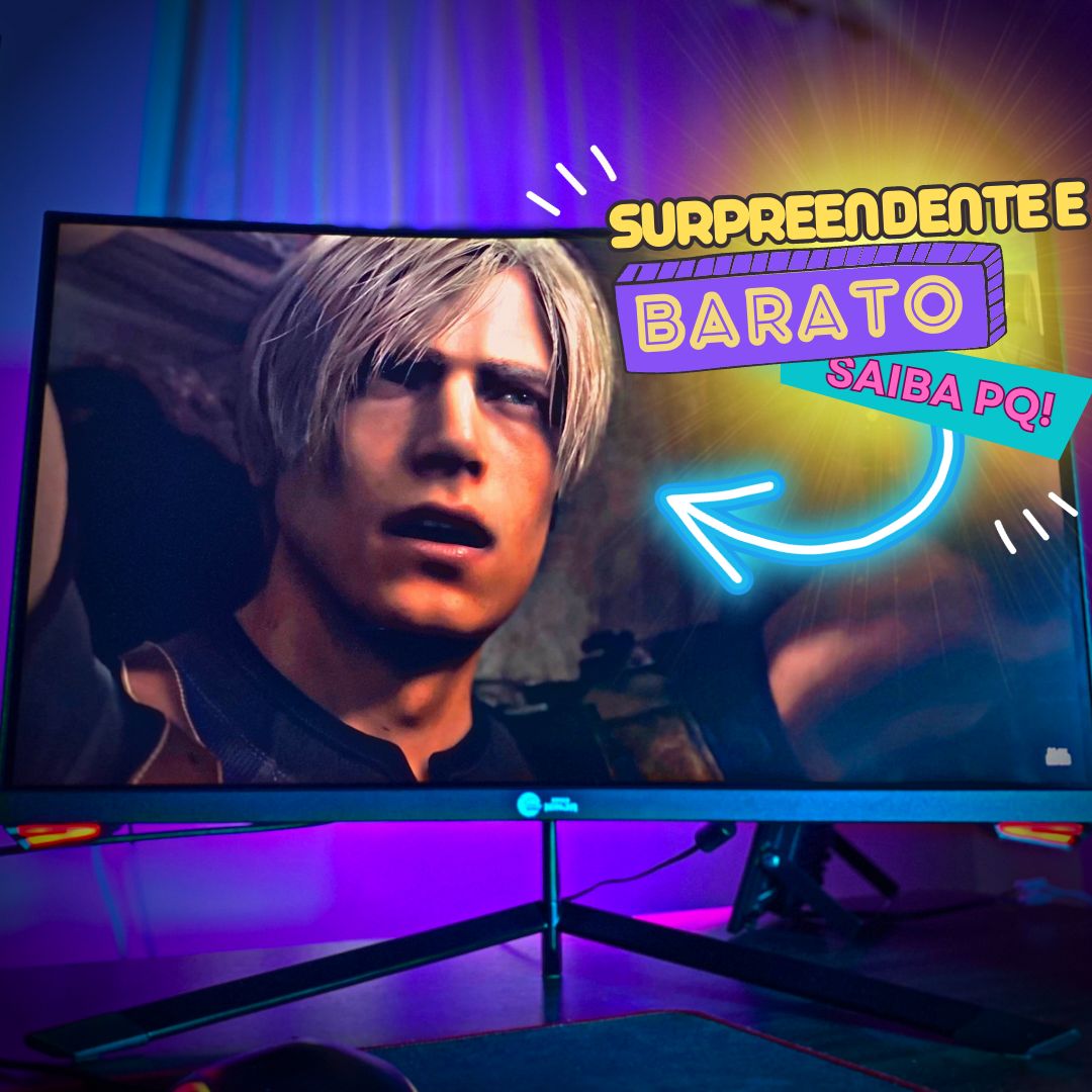 Monitor Gamer Ninja Sharingan 24" Curvo Full HD Um Ótimo Investimento