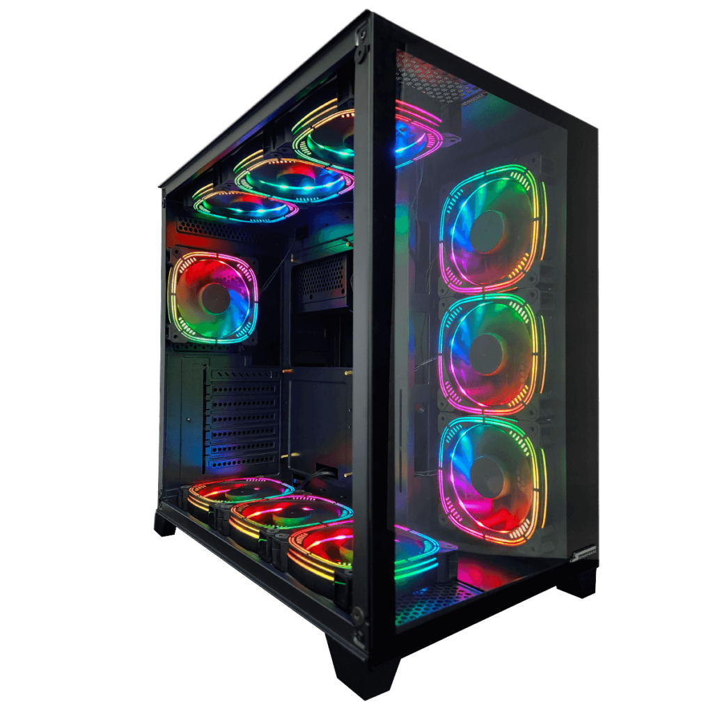 Gabinete Gamer SuperFrame Cube, Mid Tower, Vidro Temperado, ATX - O ...